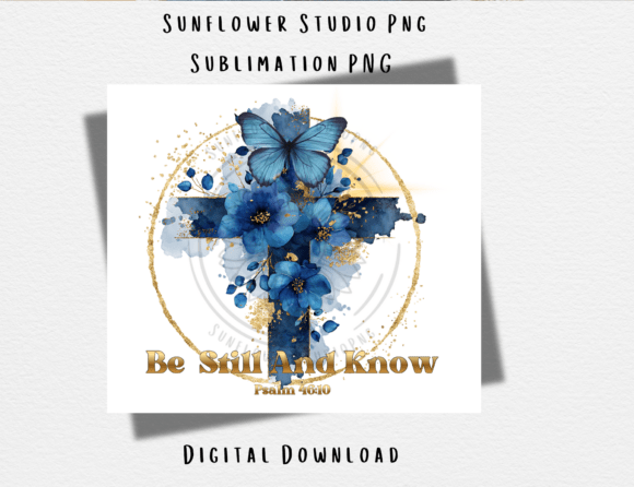 Be Still and Know Christian PNG T-Shirt Designs