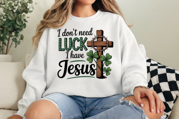 Christian St. Patrick’s Day Clover Cross T-Shirt Designs