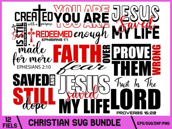 Christian SVG Quotes Bundle