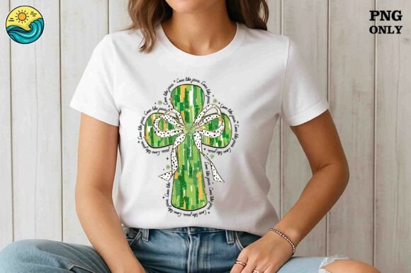 Love Like Jesus Cross Bow PNG