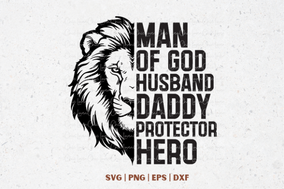 Man of God Christian Father T-Shirt Designs