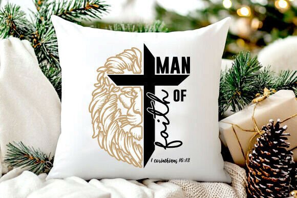 Man of God SVG PNG: Christian Design for T-Shirt Designs