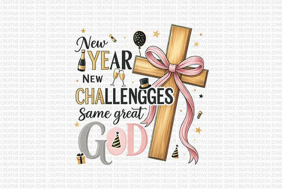 New Year Same God Christian PNG T-Shirt Designs