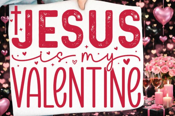 Valentine PNG SVG, Jesus Valentine SVG